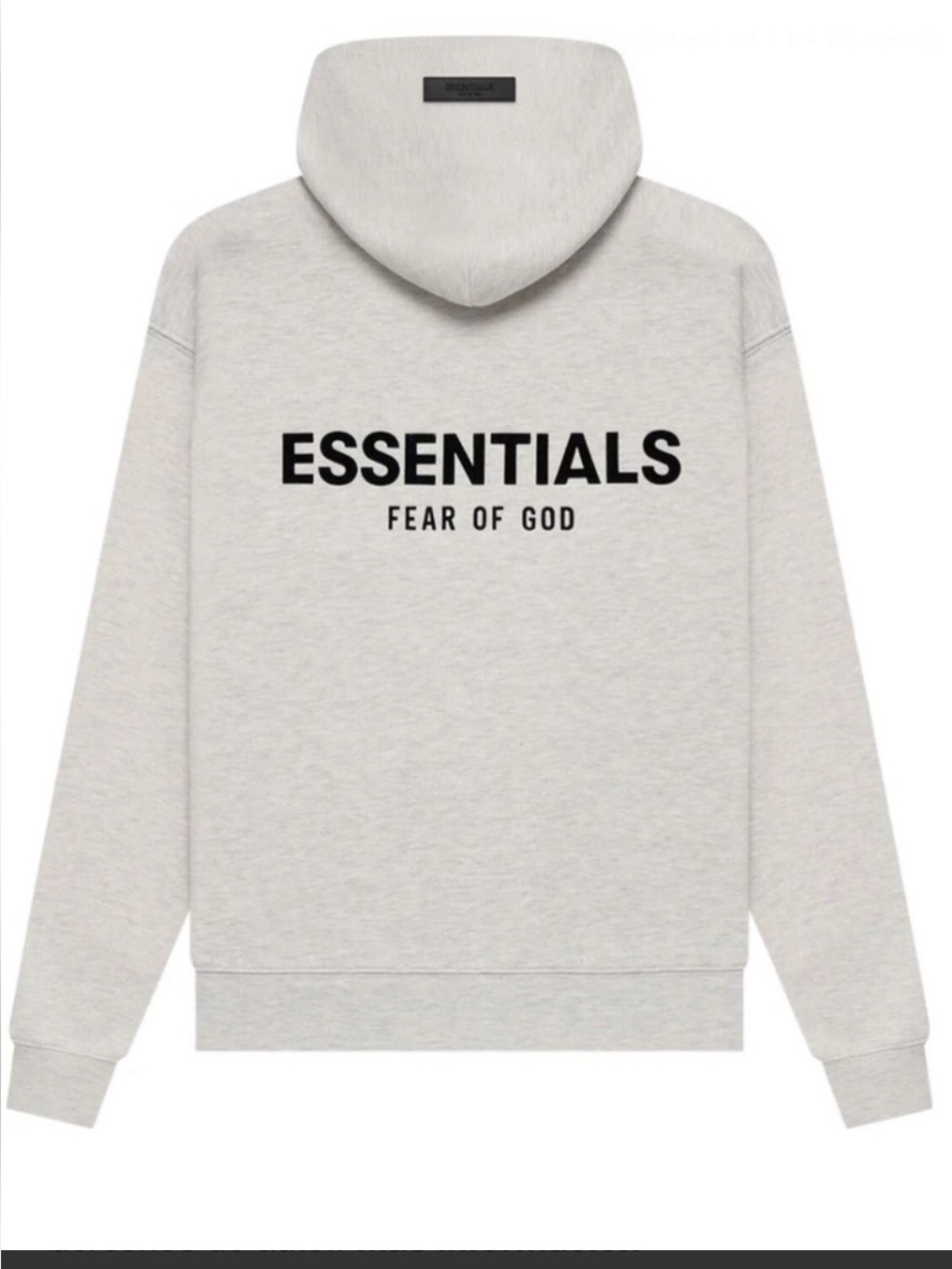 Fear of God ESSENTIALS Men's Light Oatme Logo Hoodie